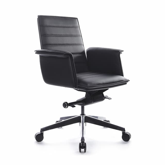 Кресло RV DESIGN Rubens-M В1819-2 Чёрный (A8) натуральная кожа