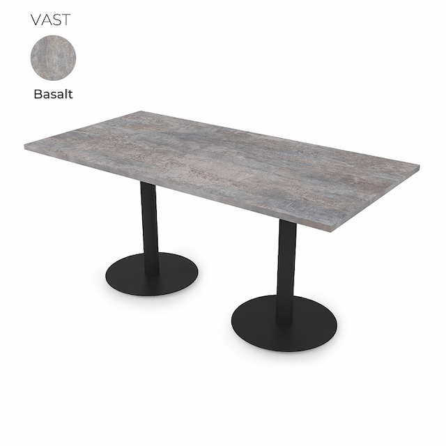 Стол на 2-х опорах Алсав 21VAST.160 Basalt
