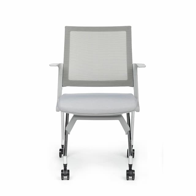 Кресло RV DESIGN Moby D2002 серый пластик/серая ткань 