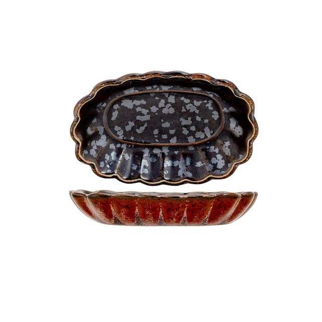 Соусник овальный 9x6,5 см h 1,5 см CosyTrendy Elements Maroon 5697007