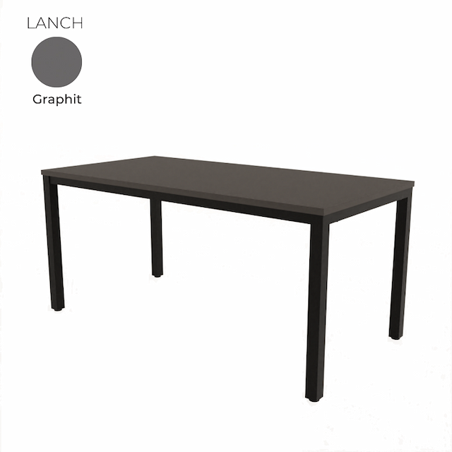 Стол обеденный прямоугольный Алсав 21LANCH.004 Graphit