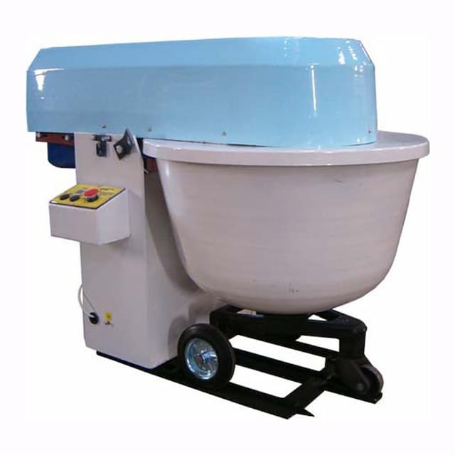 Тестомесильная машина ТММ-140 с дежой  подкатной из углеродистой