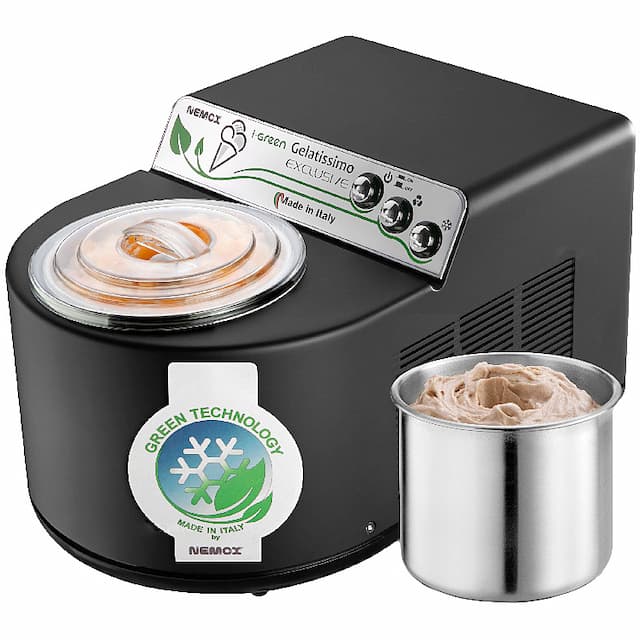 Мороженица Nemox i-Green Gelatissimo Exclusive матовая черная