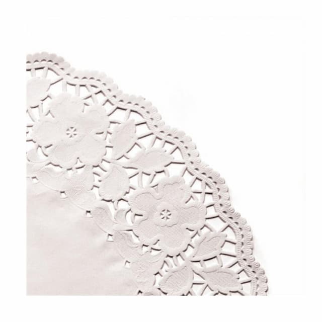 Салфетка ажурная белая d 14 см, 250 шт/уп, Garcia de PouИспания